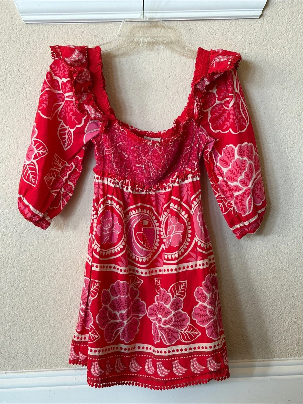 Farm Rio Summer Sunrise Mini Dress Size M